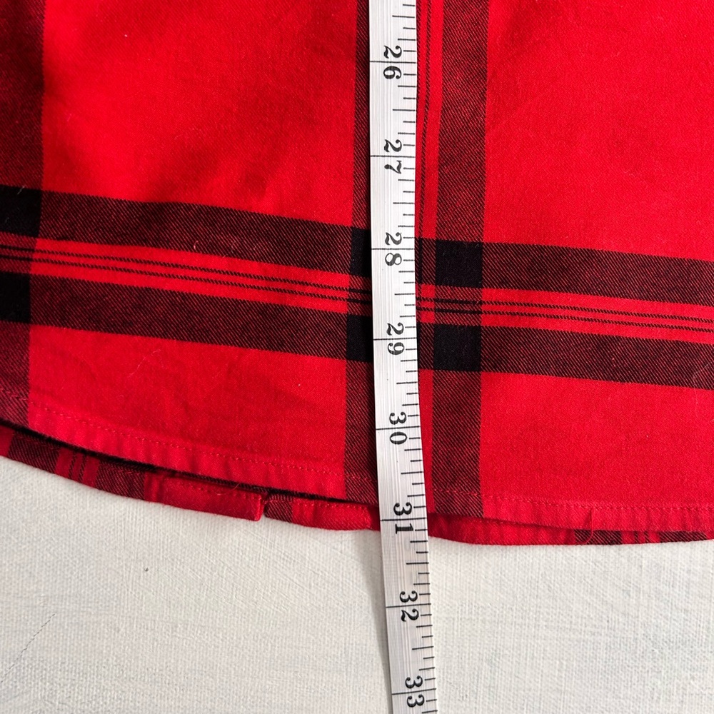 Ava & Viv Red and Black Plaid Flannel 🎄🤶 XL - Picture 6 of 7